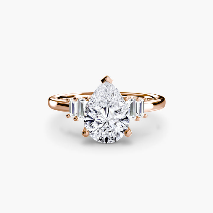 EDNA II Five Stone Diamond Engagement Ring