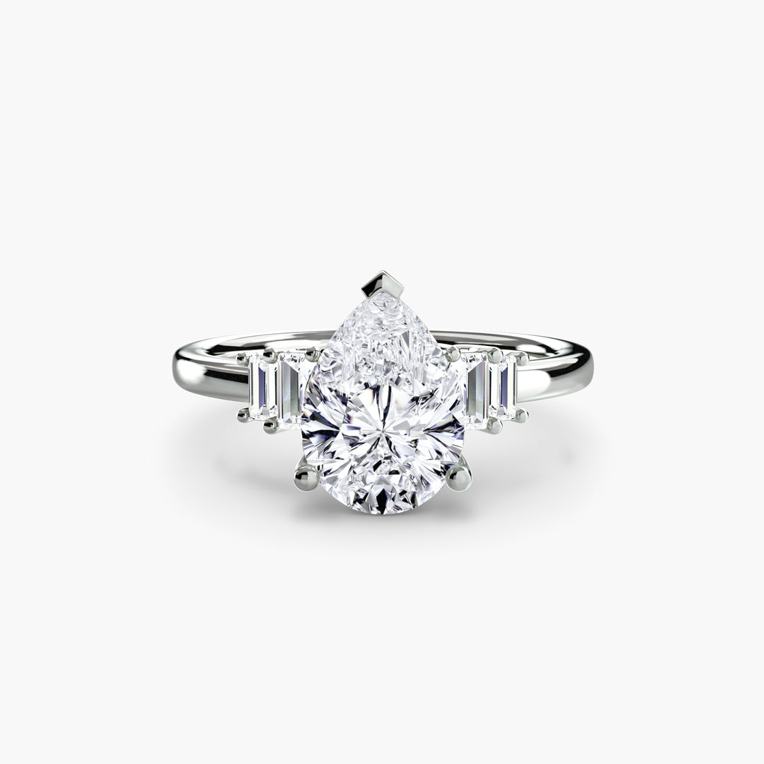 EDNA II Five Stone Diamond Engagement Ring