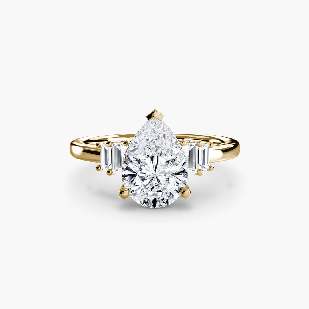 EDNA II Five Stone Diamond Engagement Ring