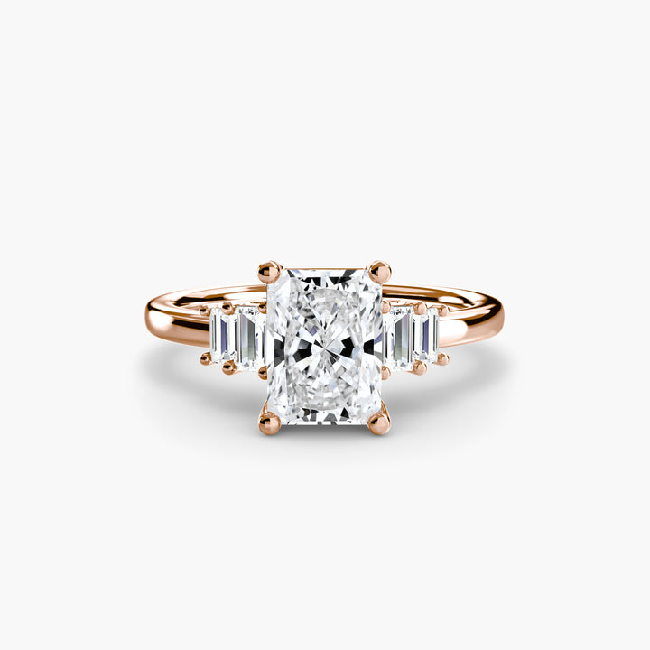 EDNA II Five Stone Diamond Engagement Ring