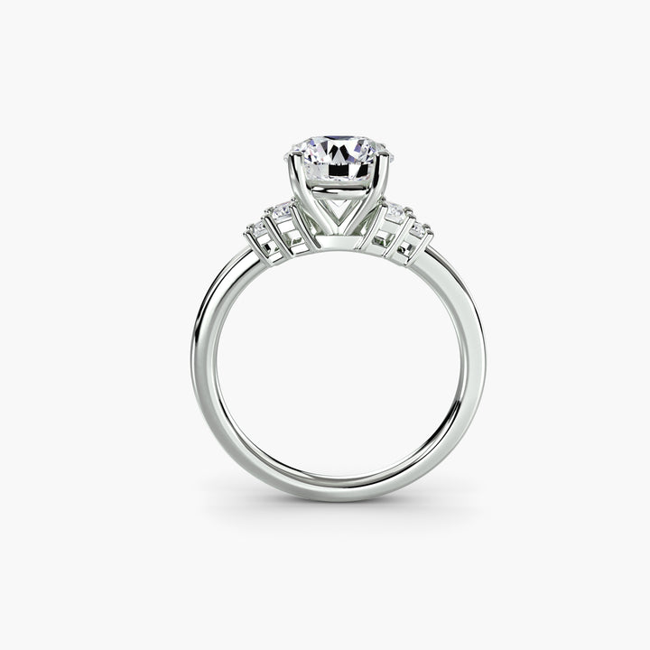 EDNA II Five Stone Diamond Engagement Ring