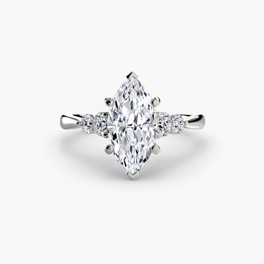 EDNA I Five Stone Diamond Engagement Ring