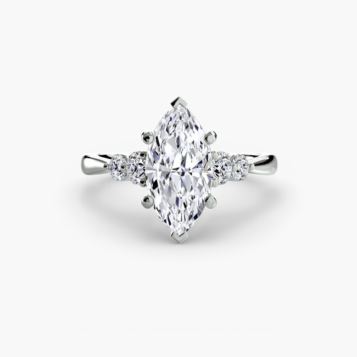 EDNA I Five Stone Diamond Engagement Ring