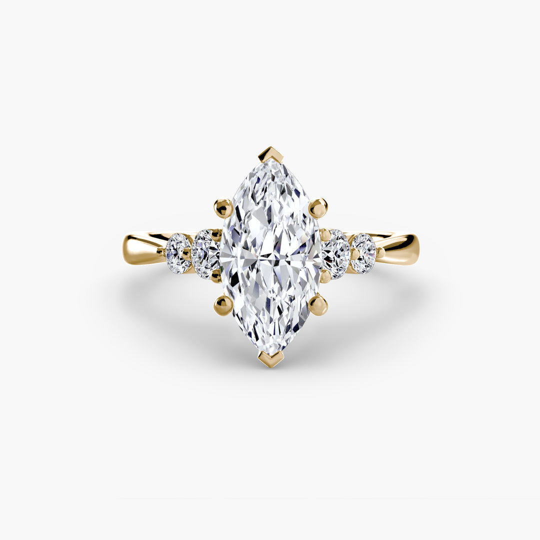 EDNA I Five Stone Diamond Engagement Ring