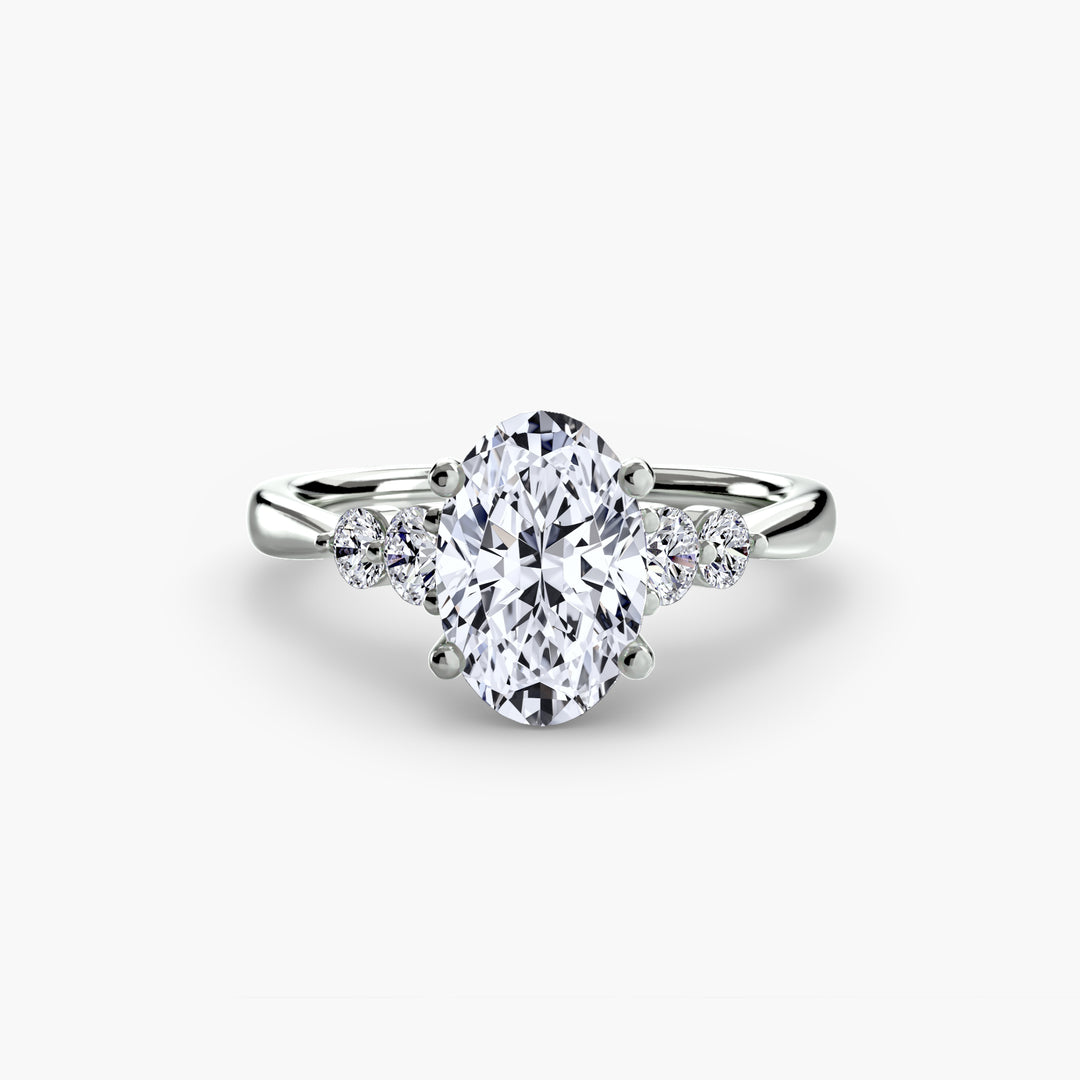EDNA I Five Stone Diamond Engagement Ring