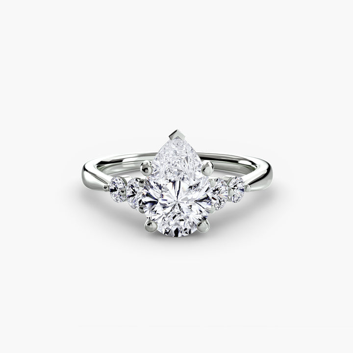EDNA I Five Stone Diamond Engagement Ring