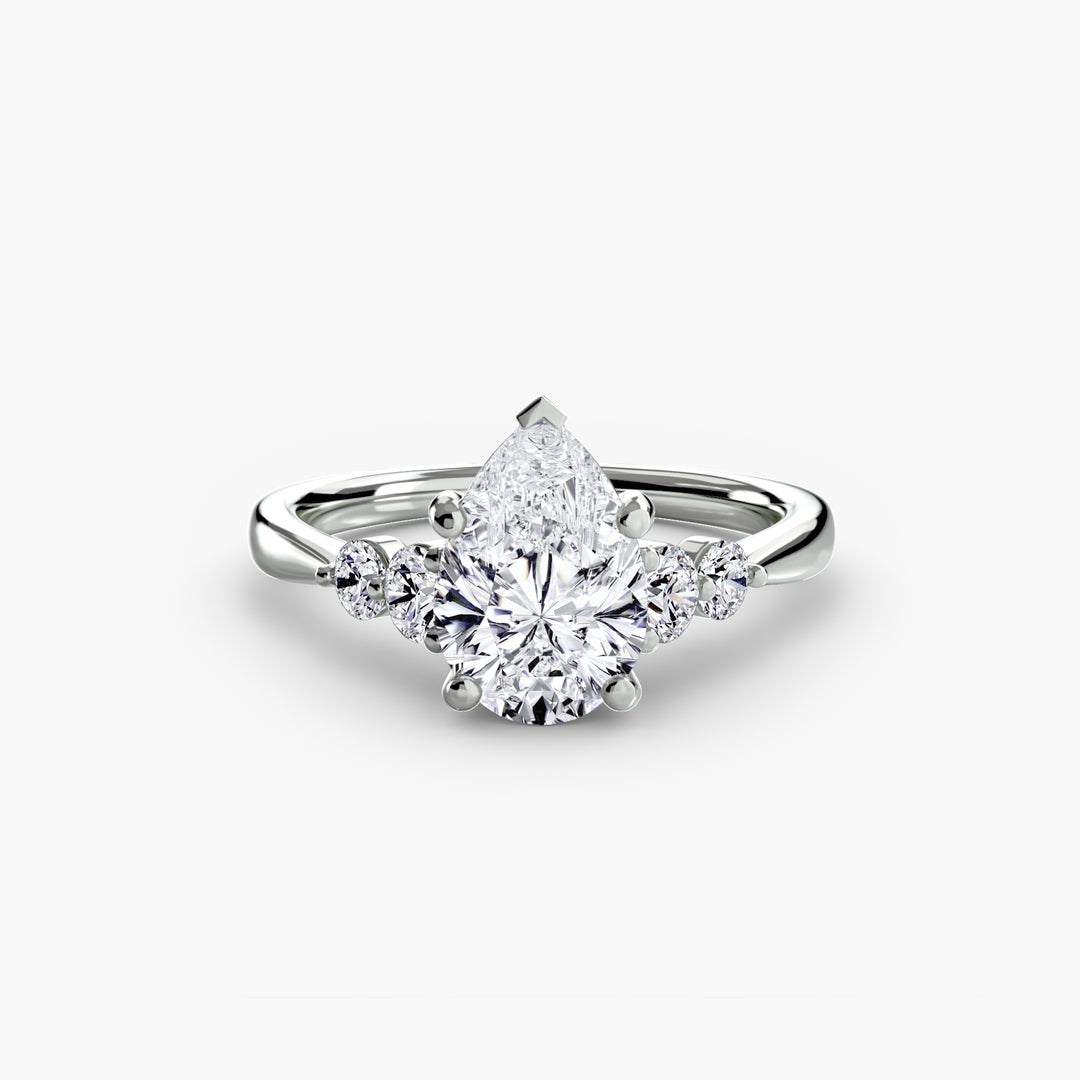 EDNA I Five Stone Diamond Engagement Ring