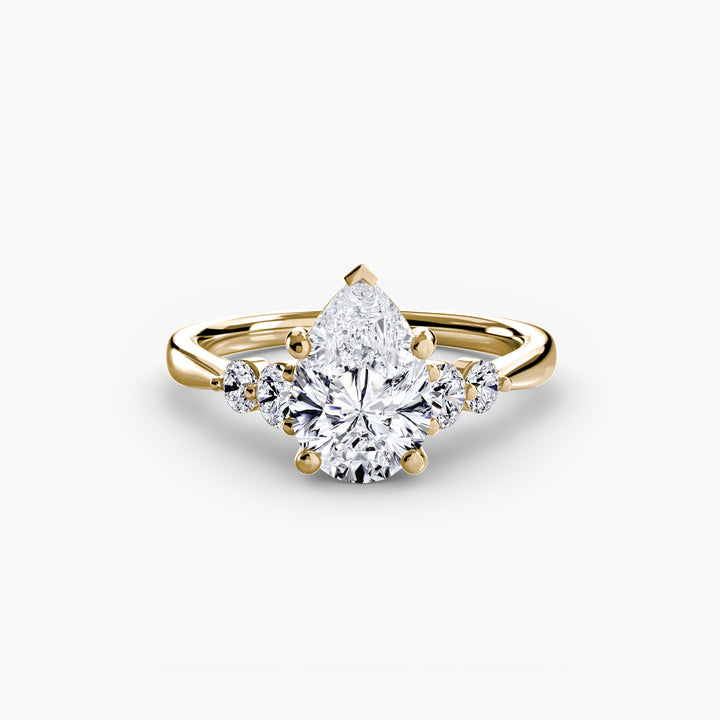 EDNA I Five Stone Diamond Engagement Ring