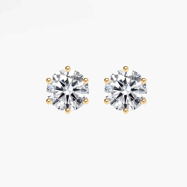 Bloomlight™ Round Brilliant Diamond Stud Earrings