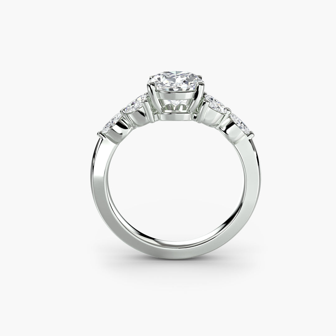FENWICK III Cluster Diamond Engagement Ring