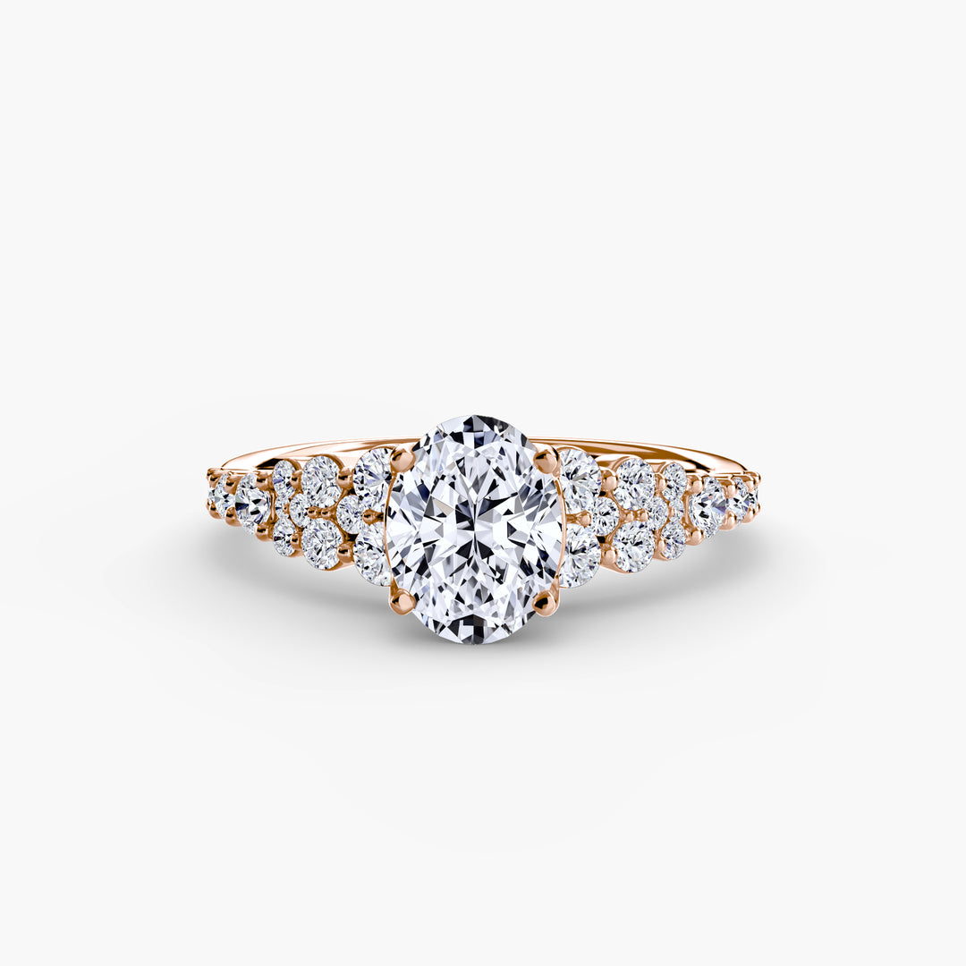 FENWICK II Cluster Diamond Engagement Ring