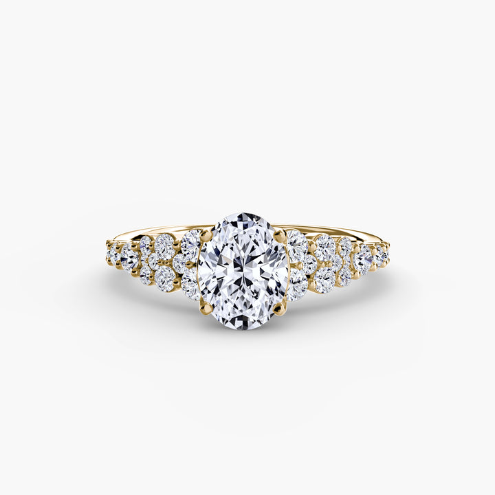 FENWICK II Cluster Diamond Engagement Ring