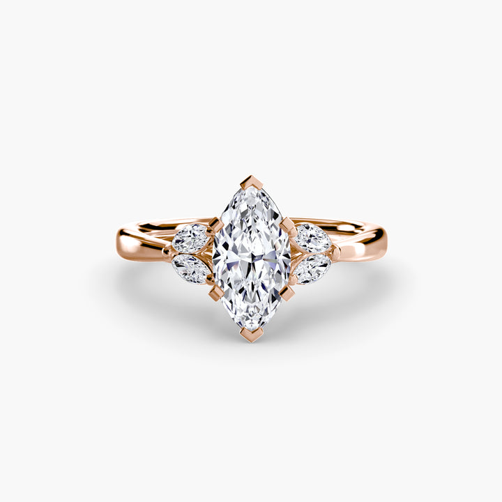 EDNA V Five Stone Diamond Engagement Ring