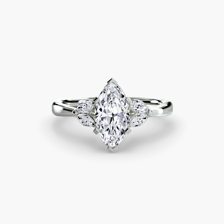 EDNA V Five Stone Diamond Engagement Ring