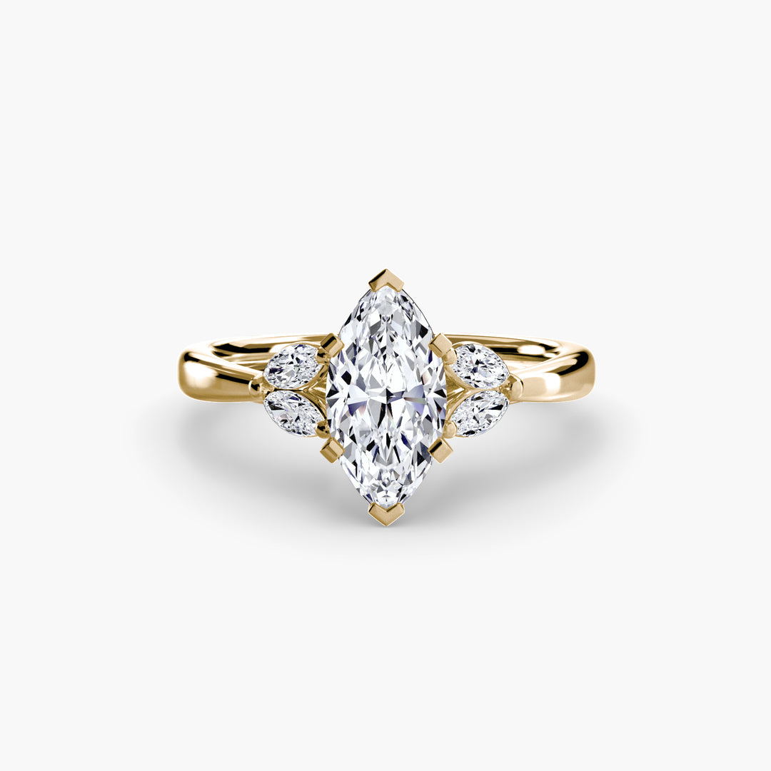 EDNA V Five Stone Diamond Engagement Ring