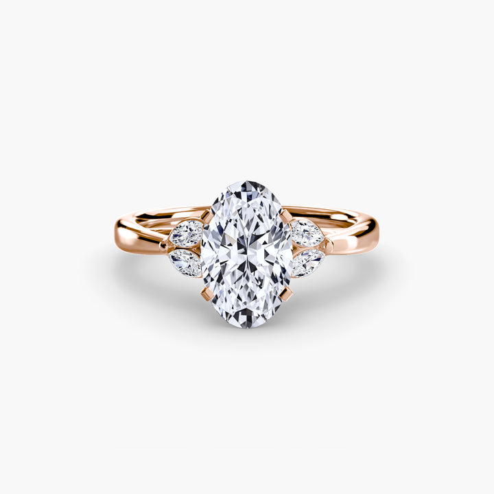 EDNA V Five Stone Diamond Engagement Ring