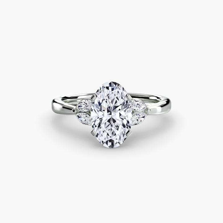 EDNA V Five Stone Diamond Engagement Ring