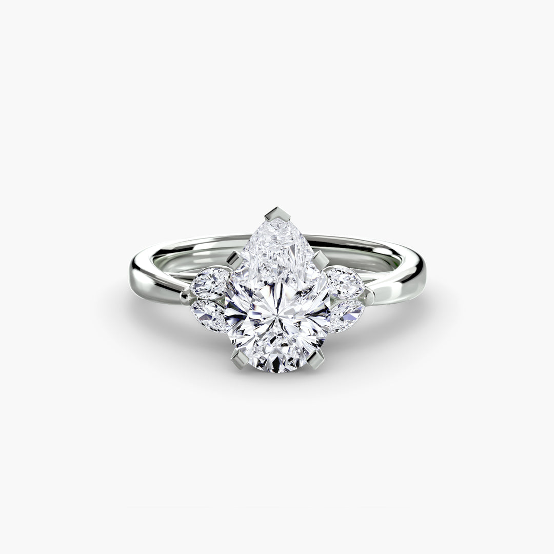EDNA V Five Stone Diamond Engagement Ring