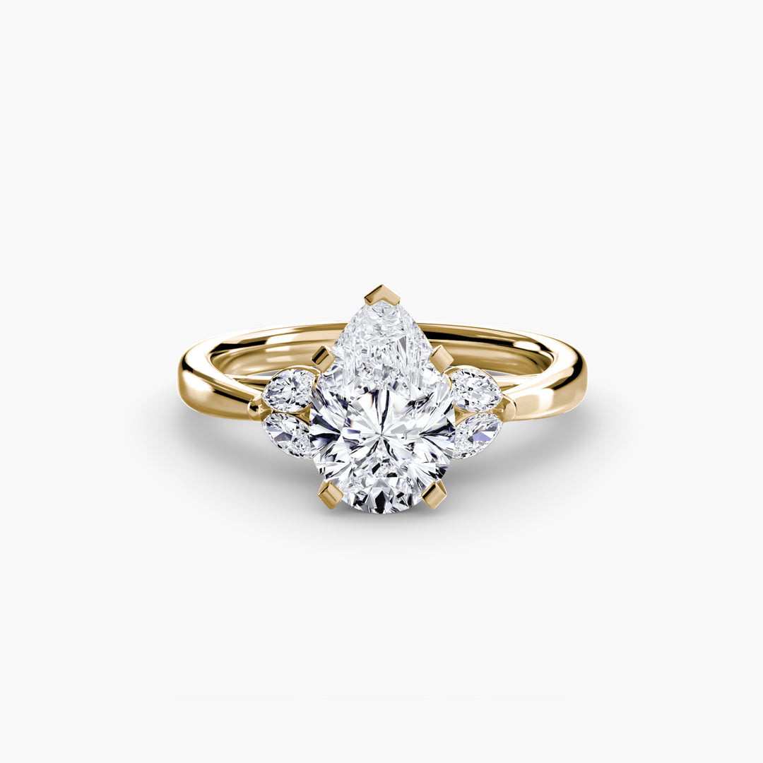 EDNA V Five Stone Diamond Engagement Ring