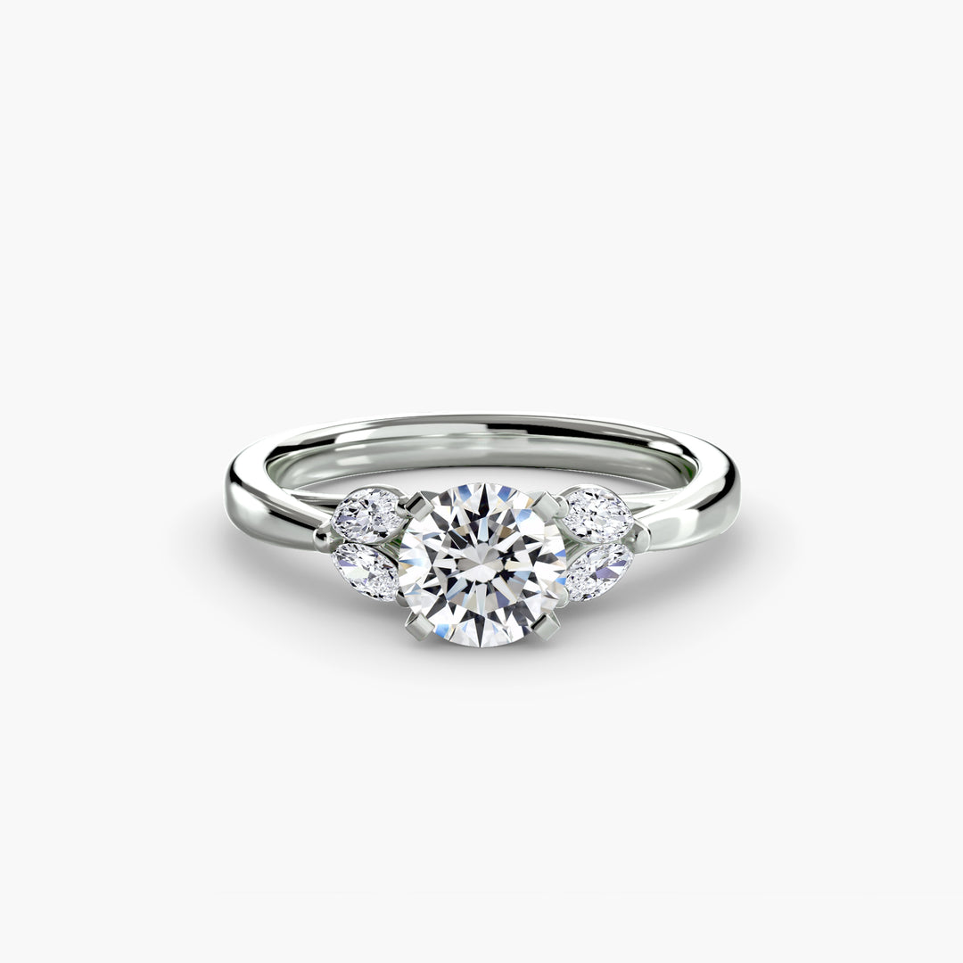 EDNA V Five Stone Diamond Engagement Ring